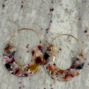 Colorful Hoop Earrings